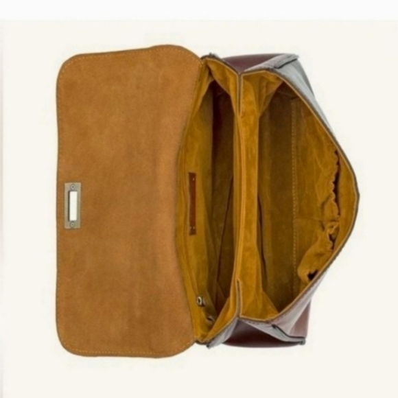 PATRICIA NASH Leather Yoeky Top Handle Colorblock Bag Crossbody - Picture 4 of 7